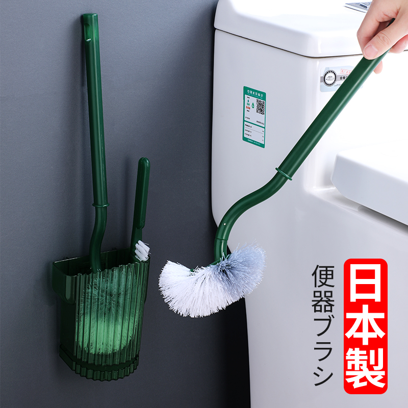 日本S弯曲长柄马桶刷卫生间清洁刷创意无死角软毛洁厕刷厕所刷子-图2