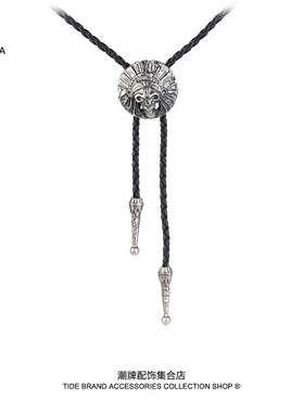 美拉德风个性波洛领带