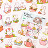 Flower Garden Plant Stickers DIY Notebook