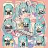 Chibi hatsune miku sticker phone case diy decoration
