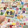 Korean watercolor sticker notebook cute DIY