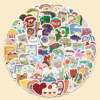 Korean watercolor sticker notebook cute DIY
