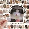 60 pieces of ins style cute cat and puppy stickers, animal phone cases, laptop suitcases, handbag decorations