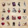 Secret Garden stickers nostalgic European retro handbook decoration