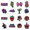 Neon stickers, colorful personalized creative handbook stickers