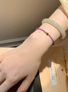 九紫离火黄水晶能量手串