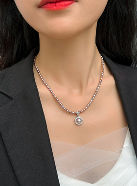 赛赛莉安吊坠珍珠女项链