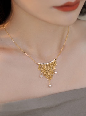 太闪耀啦！轻奢气质流苏项链