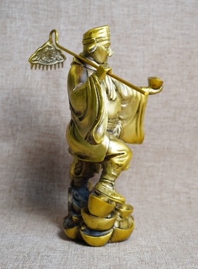 黄铜猪八戒净坛使者天蓬元帅摆件