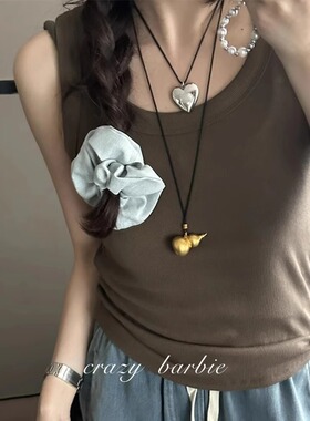 古法长款新中式葫芦项链女轻奢气质高级感毛衣链小众设计挂脖配饰