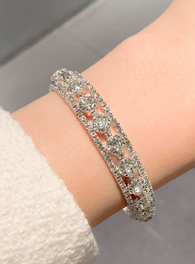 闪钻手链女款ins小众设计水钻