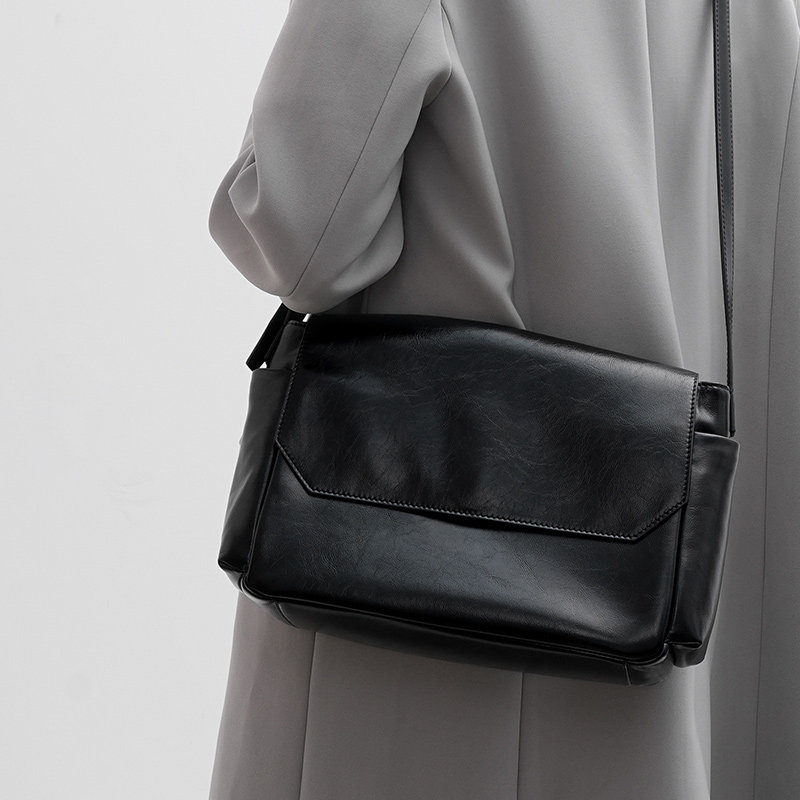 BAMPO半坡头层牛皮小方包女2024秋冬新款专柜复古真皮单肩斜挎包,淘宝优惠券,粉丝福利购,淘宝优惠卷