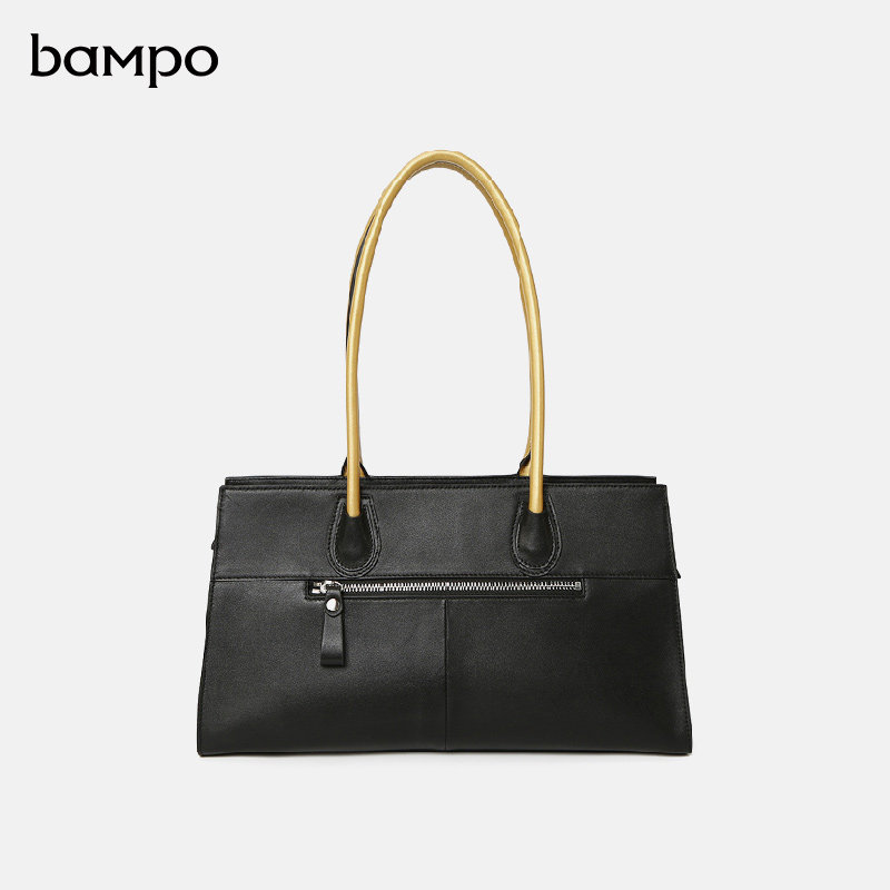 bampo半坡女商场同款轻奢波士顿包 半坡饰族女士包袋