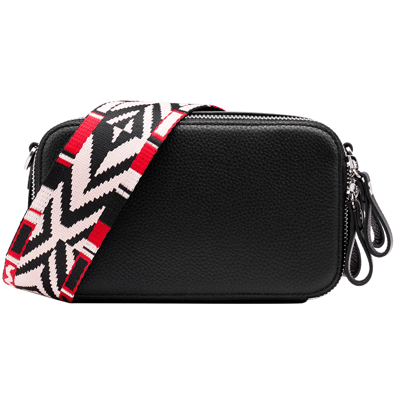 adodo真皮ins潮韩版胸包斜挎包 半坡饰族女士包袋