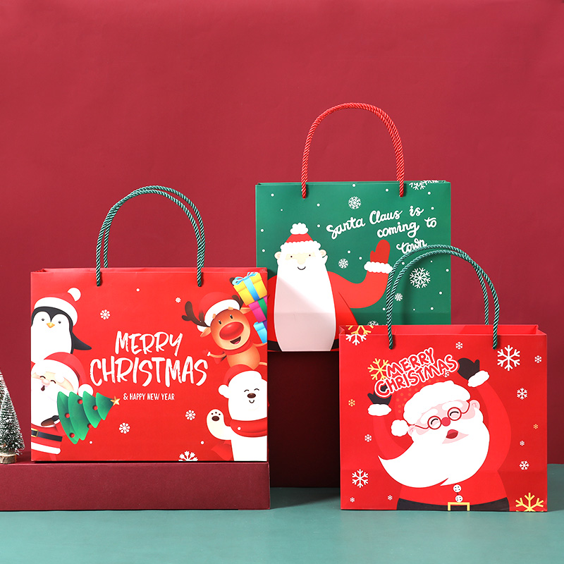 圣诞节礼品袋小礼物袋手提糖果袋创意苹果礼盒平安夜平安果包装袋,淘宝优惠券,粉丝福利购,淘宝优惠卷