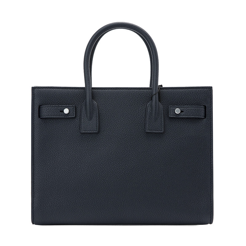 风琴褶牛皮革女士手提包 银泰百货精品女士包袋