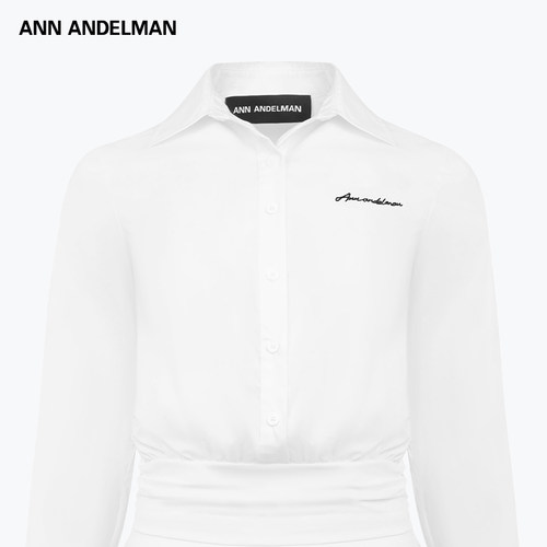 ANN ANDELMAN 秋冬新款女士衬衫式长袖连衣裙银泰百货 301286 - 图2