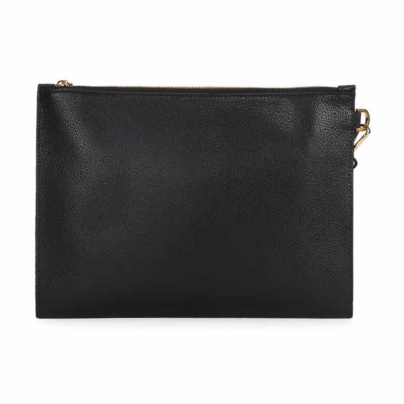 versace /范思哲男士黑色手拿包 银泰百货精品男士包袋