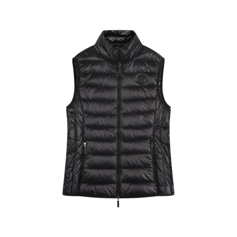 Armani阿玛尼AX 女士可收纳轻薄款鸭绒羽绒立领马甲银泰 300095,淘宝优惠券,粉丝福利购,淘宝优惠卷