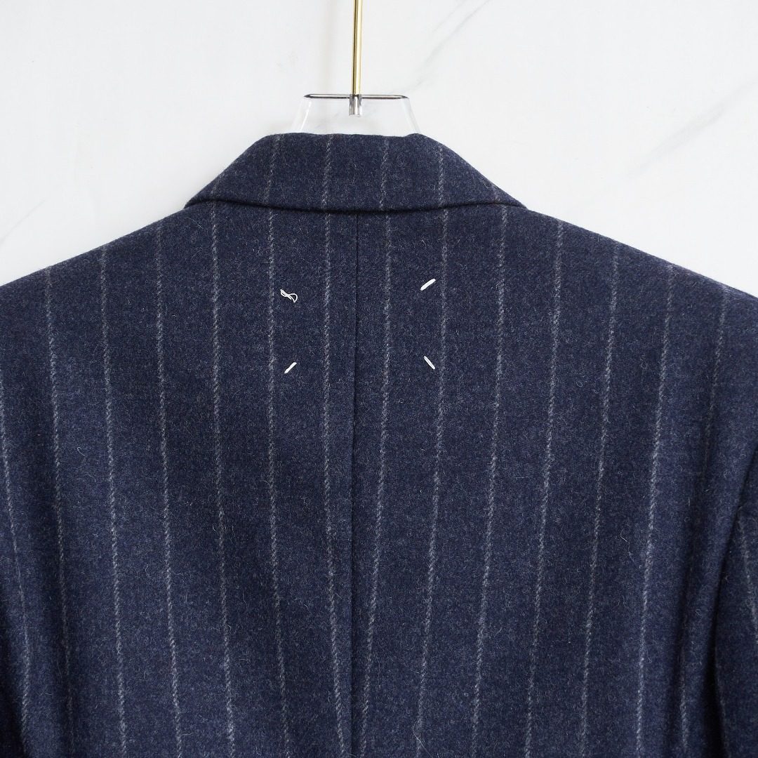 Maison Margiela 早秋女士条纹毛呢西服外套银泰百货精品 301596,淘宝优惠券,粉丝福利购,淘宝优惠卷