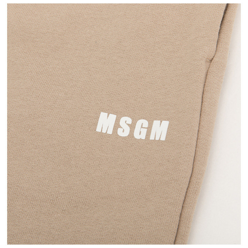 MSGM 春季新款字母小标印花男士纯色棉质休闲运动裤短裤,淘宝优惠券,粉丝福利购,淘宝优惠卷