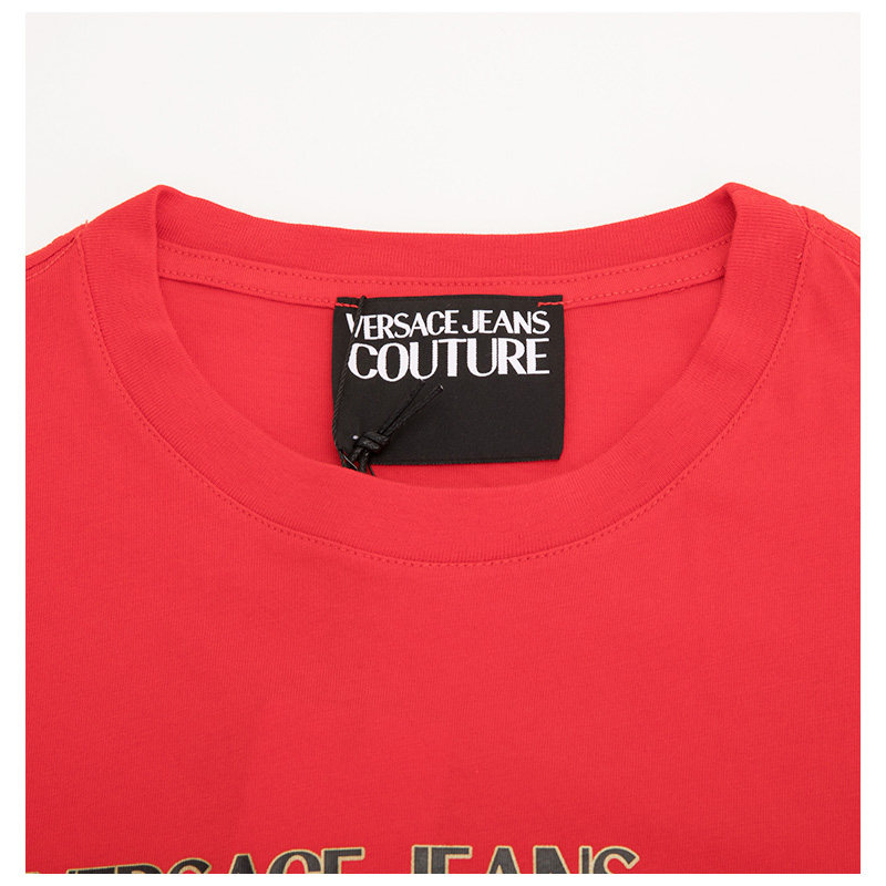 versace jeans couture红色打底衫 银泰百货精品T恤