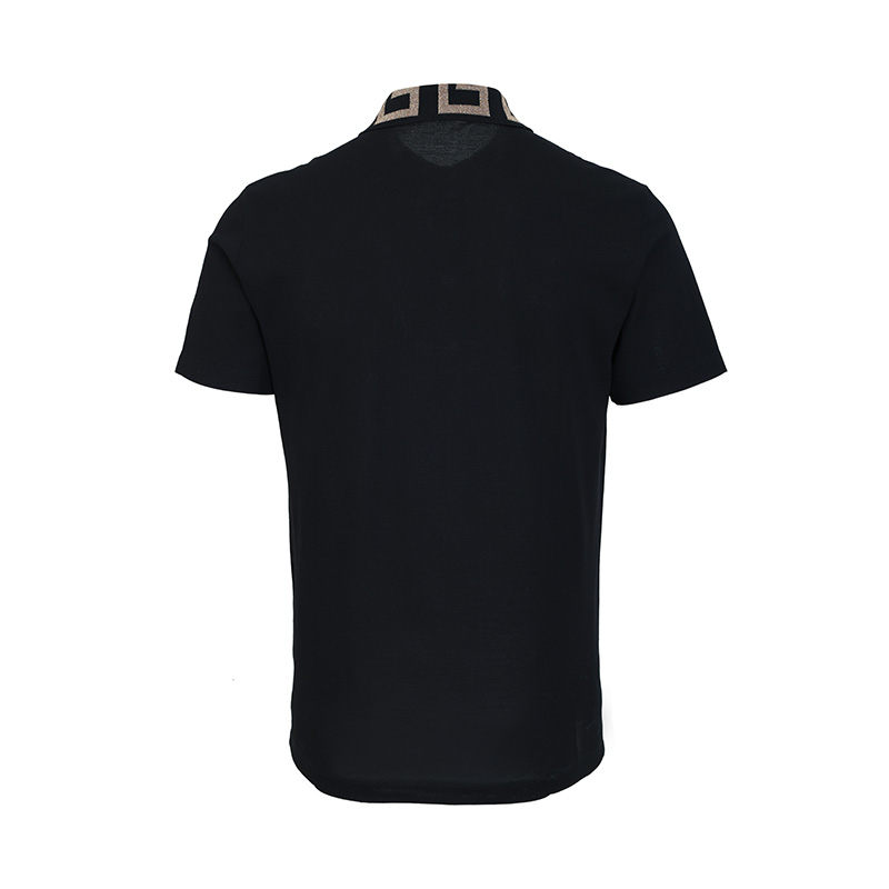 versace范思哲男士金色logo polo衫 银泰百货精品Polo衫
