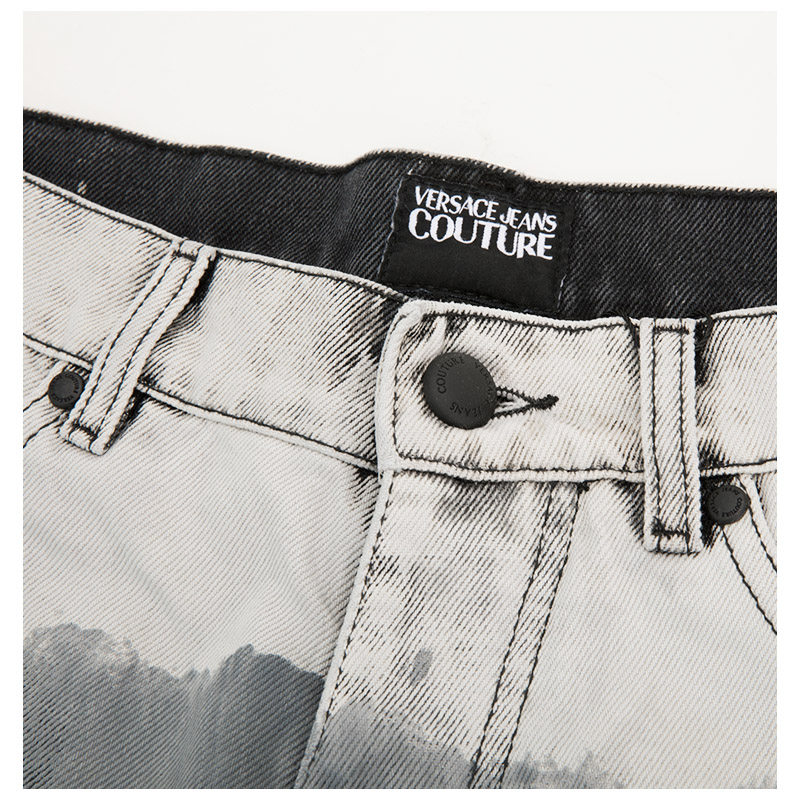 范思哲versace jeans couture短裤 银泰百货精品牛仔裤
