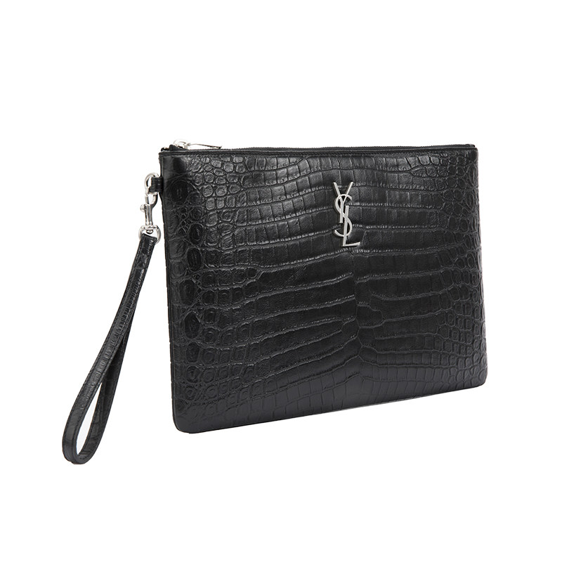 ysl /圣罗兰中号材质女士手拿包 银泰百货精品女士包袋