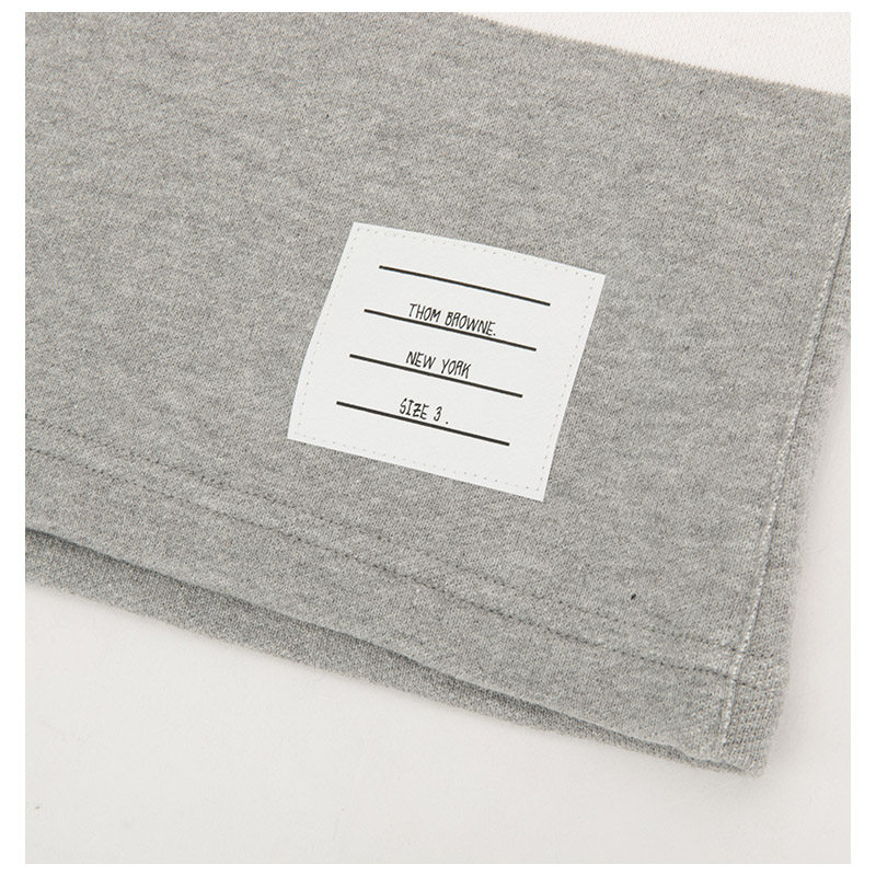 THOM BROWNE 24春夏新款棉质经典四杠男士松紧腰抽绳休闲短裤,淘宝优惠券,粉丝福利购,淘宝优惠卷