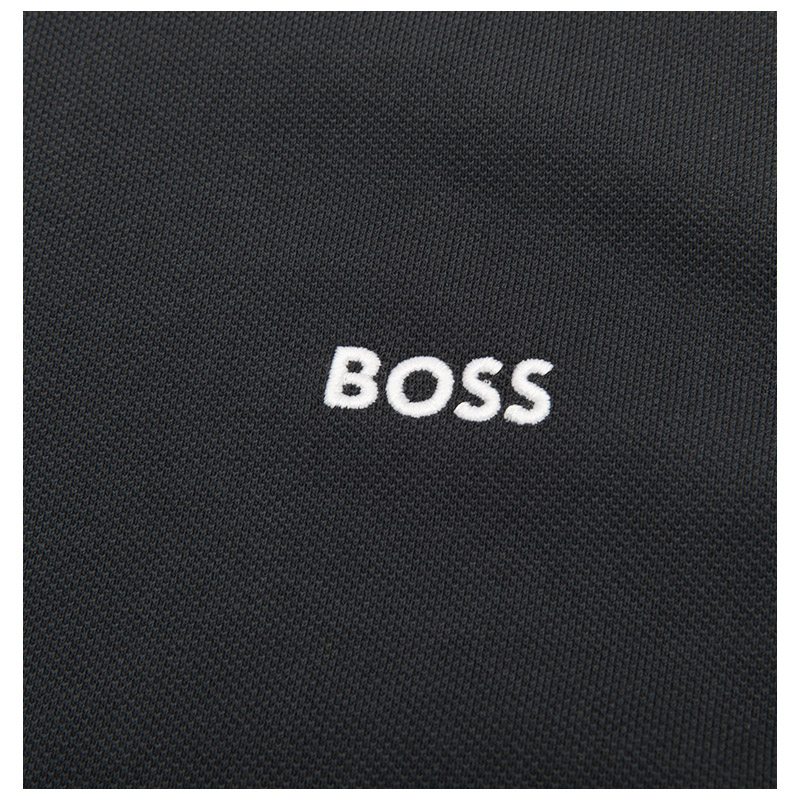 Hugo Boss 夏季纯色棉质经典简约男士休闲短袖POLO衫 - 图3