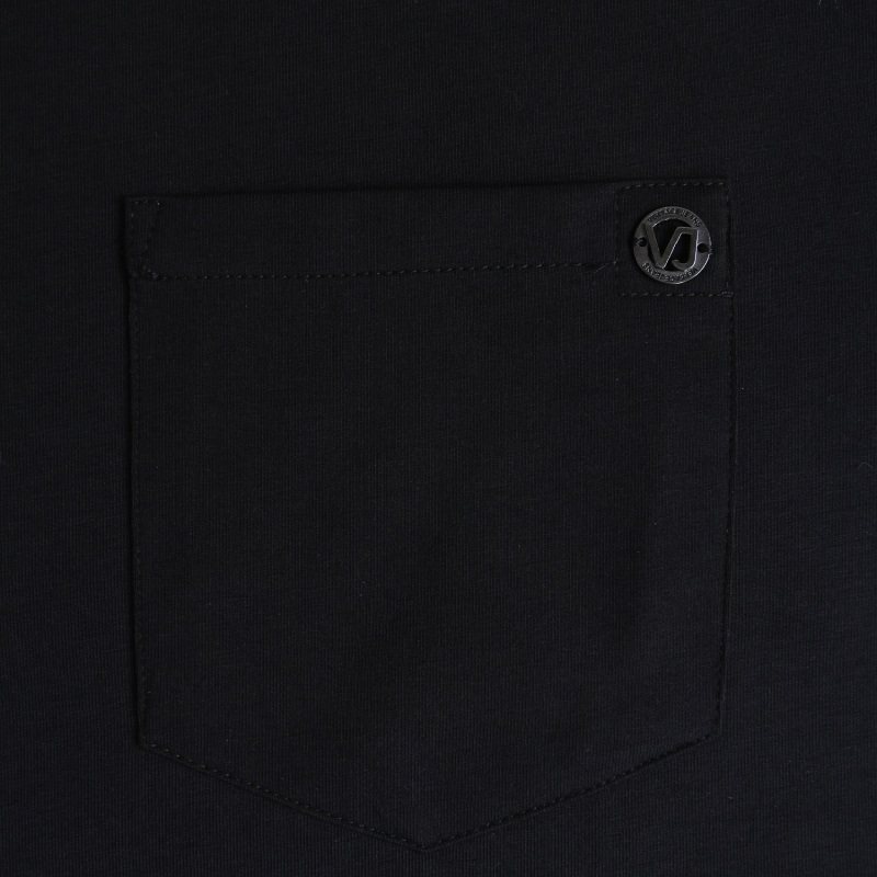 versace jeans男士黑色短袖t恤衫 银泰百货精品T恤