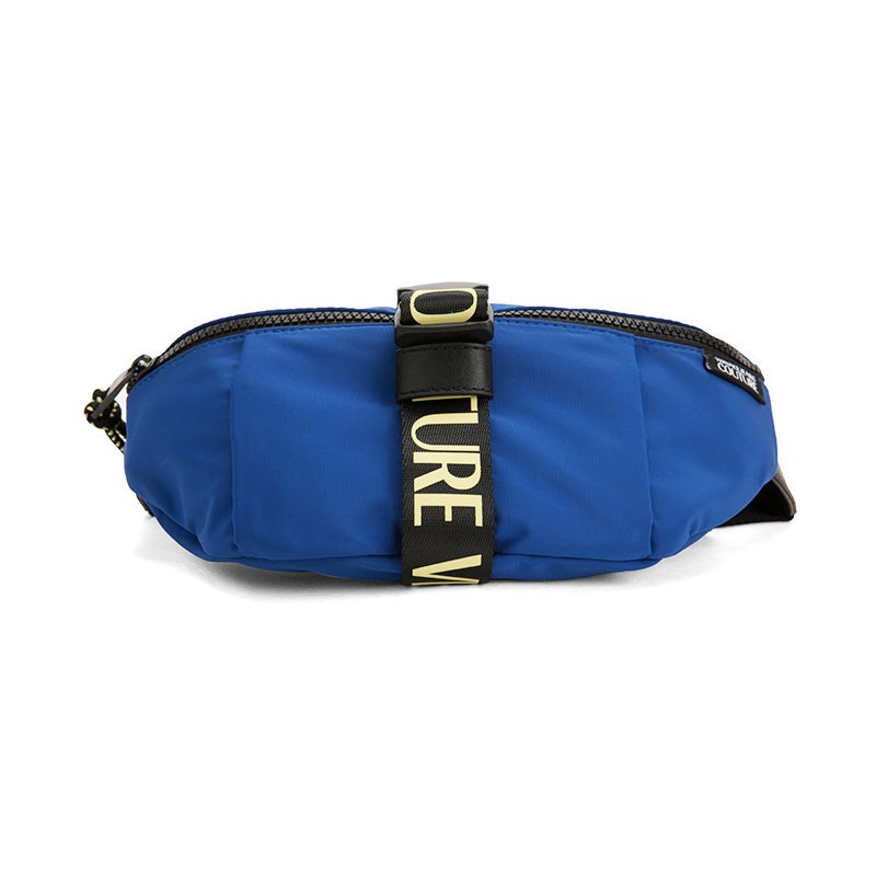 versace jeans couture蓝色腰包 银泰百货精品男士包袋