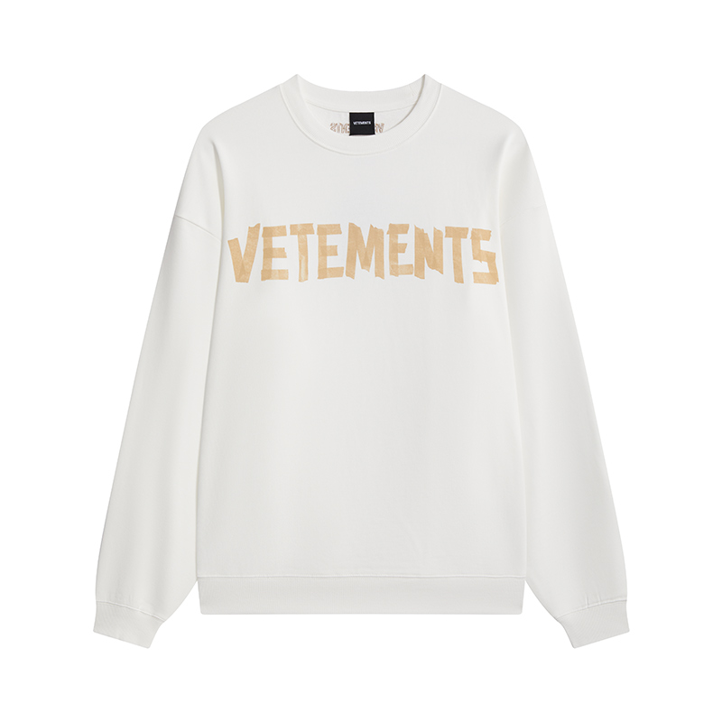 VETEMENTS 秋装男女卫衣外套美式休闲简约上衣 301446 - 图0