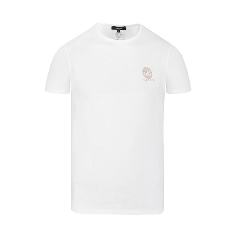versace范思哲男士金标logo打底衫 银泰百货精品T恤