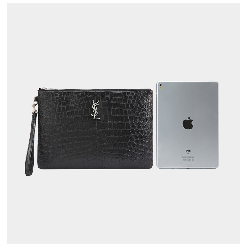 ysl /圣罗兰中号材质女士手拿包 银泰百货精品女士包袋