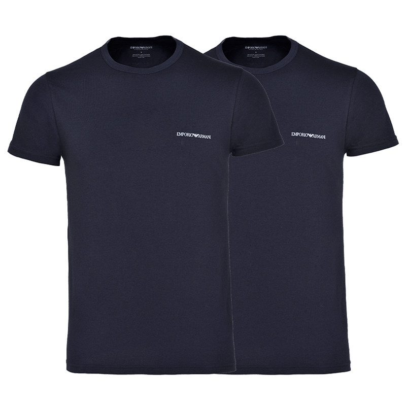 armani阿玛尼男士简约英文小打底衫 银泰百货精品T恤