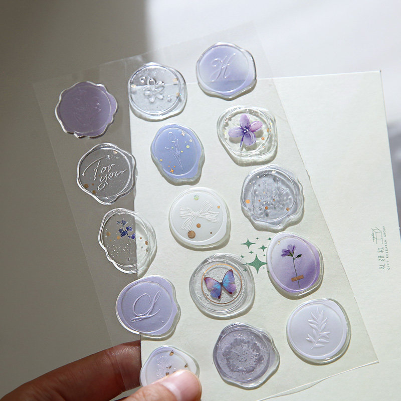 火漆印章复古手帐贴纸烫金信封信纸 贺卡封口立体滴胶印章贴,淘宝优惠券,粉丝福利购,淘宝优惠卷