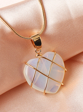 芭比钻石城堡爱心项链公主桃心形锁骨链颈链情侣闺蜜项饰厂家直销