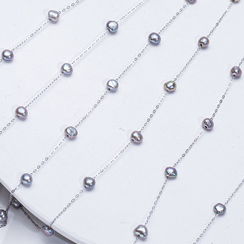 【双十一第③弹】淡水KESHI无核满天星S925银链 - 图1