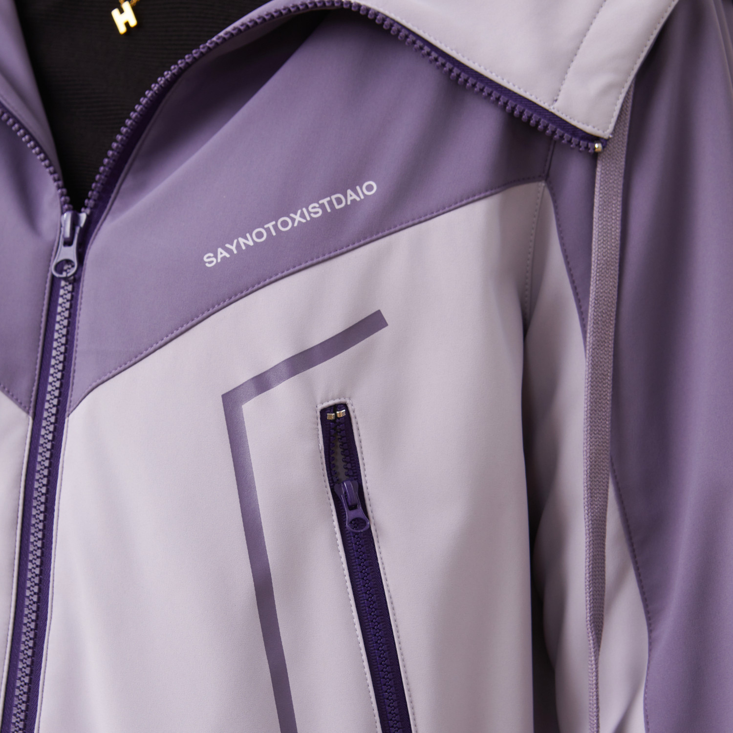 采多宝大码女装胖mm2025冬季新款撞色拼接设计感加厚夹克风衣外套,淘宝优惠券,粉丝福利购,淘宝优惠卷