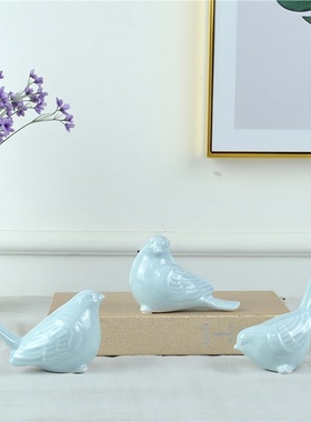 简约现代风淡蓝色儿童房软装饰品