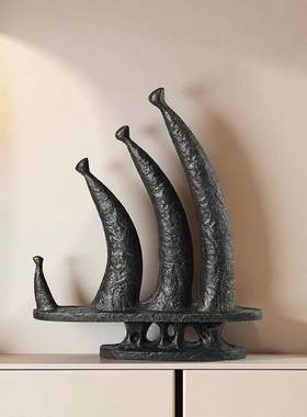 设计师酒柜蜡烛树脂雕塑寂风