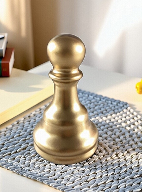 欧式新古典陶瓷国际象棋子摆件