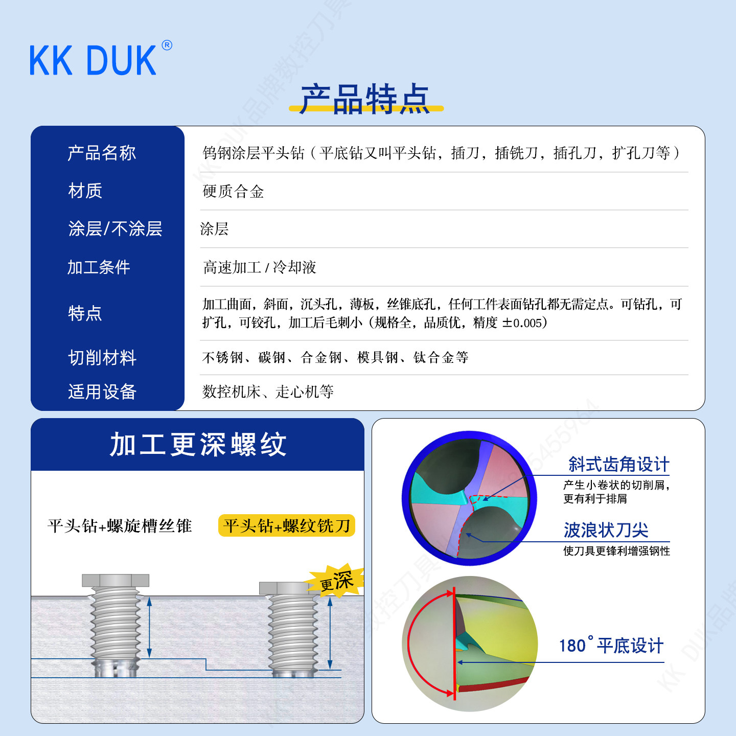 钨钢180度平头钻硬质合金涂层平底钻头4.1 4.5 5.0-6.0间隔0.1,淘宝优惠券,粉丝福利购,淘宝优惠卷