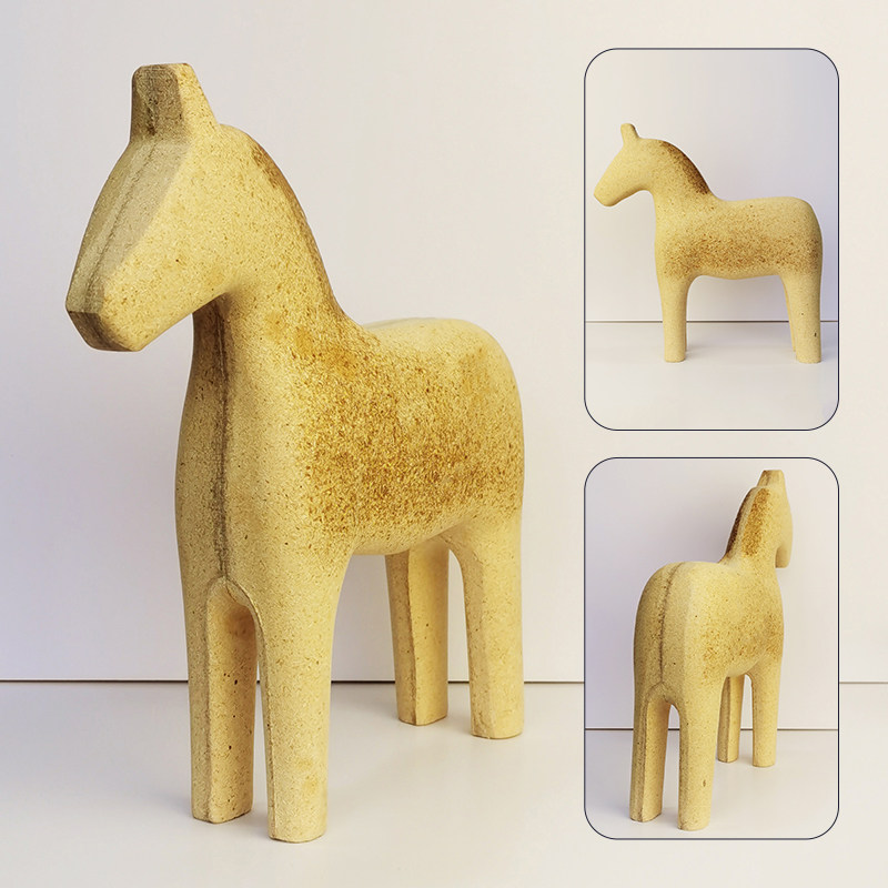 DIY木质底胚马赛克手工材料 春节马年模具彩绘白胚新年小马小动物,淘宝优惠券,粉丝福利购,淘宝优惠卷