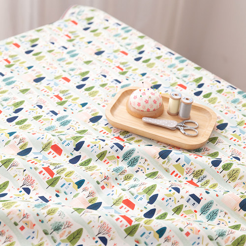 高品质全棉8安印花细帆布 A20 手工diy布料 布艺手作包包抱枕面料 - 图2