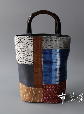 特色拼布手提包布茗堂
