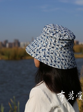 特色密集扎染布茗堂渔夫帽