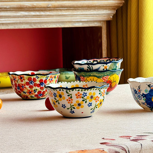 特别好看的碗米饭碗家用2026新款高颜值陶瓷小碗精致漂亮吃饭的碗 - 图1